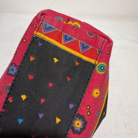 Laurel Burch Colorful Cat Lover’s Canvas Handbag - Picture 7 of 8